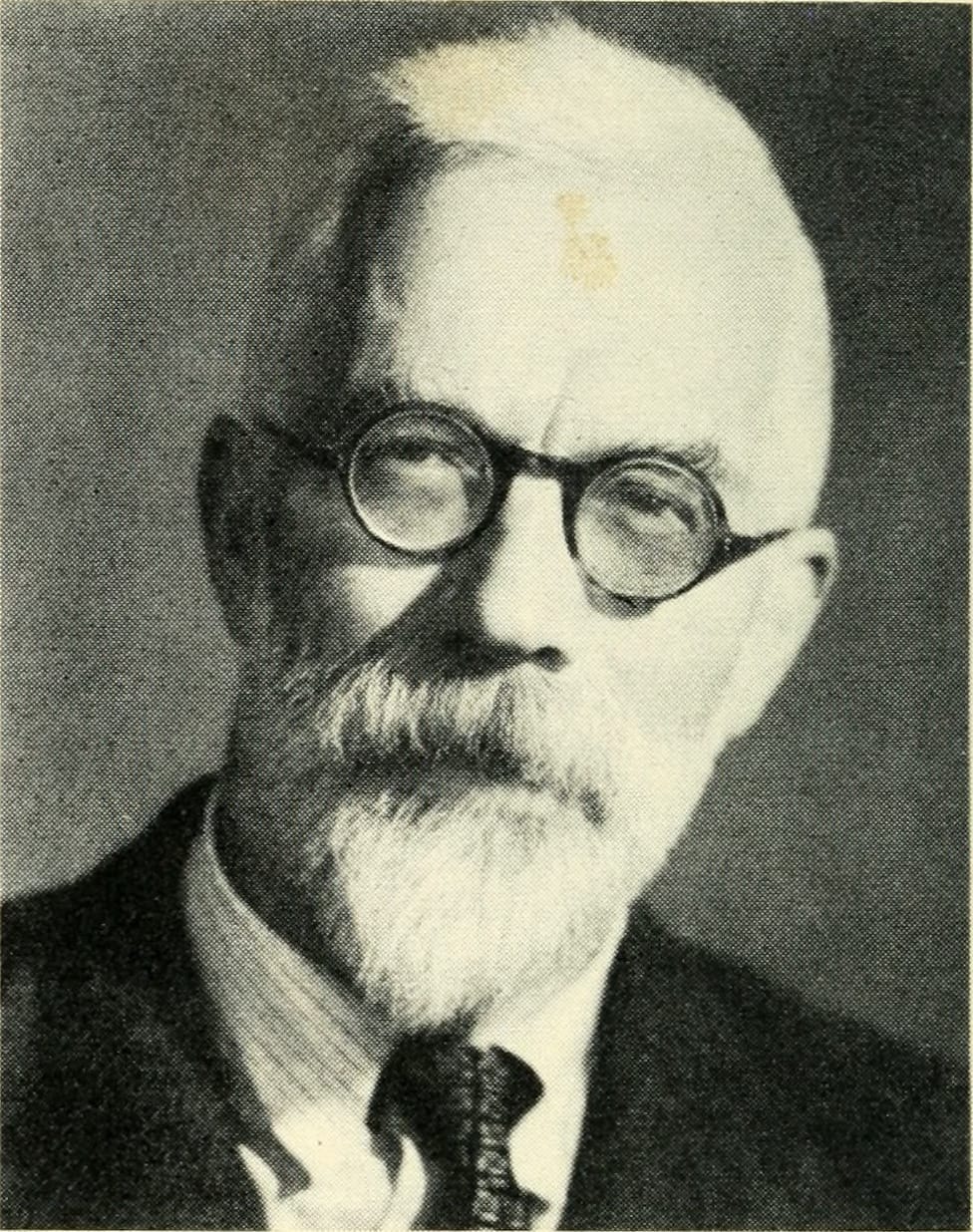 Black and white portrait of Sir Ronald Fisher