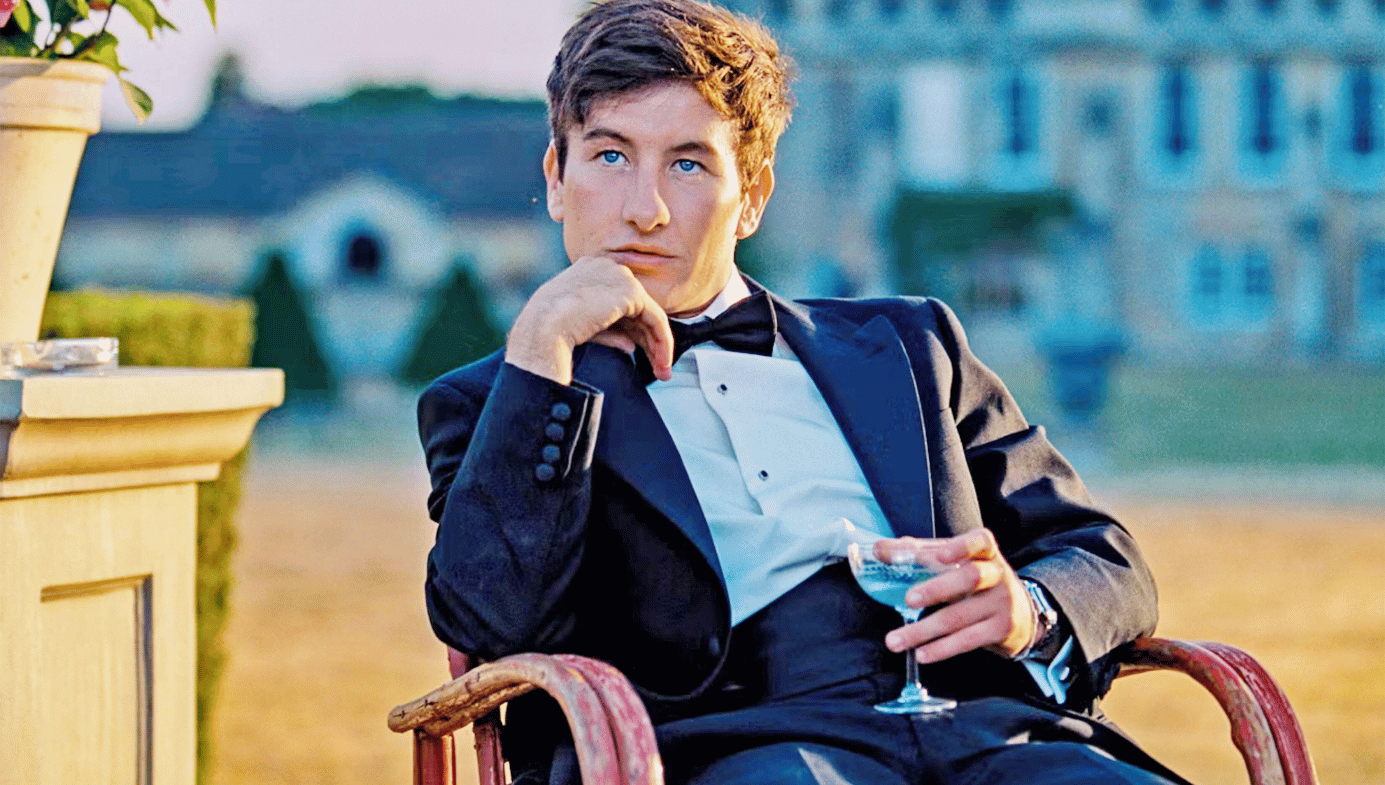 Still from 2023 Amazon MGM Studios film Saltburn with Barry Keoghan as Oliver Quick