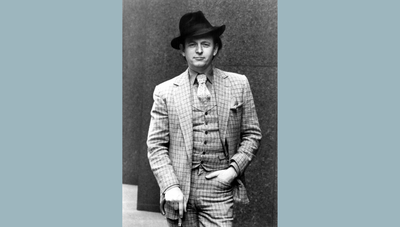 Tom Wolfe in the 1970s. Alamy