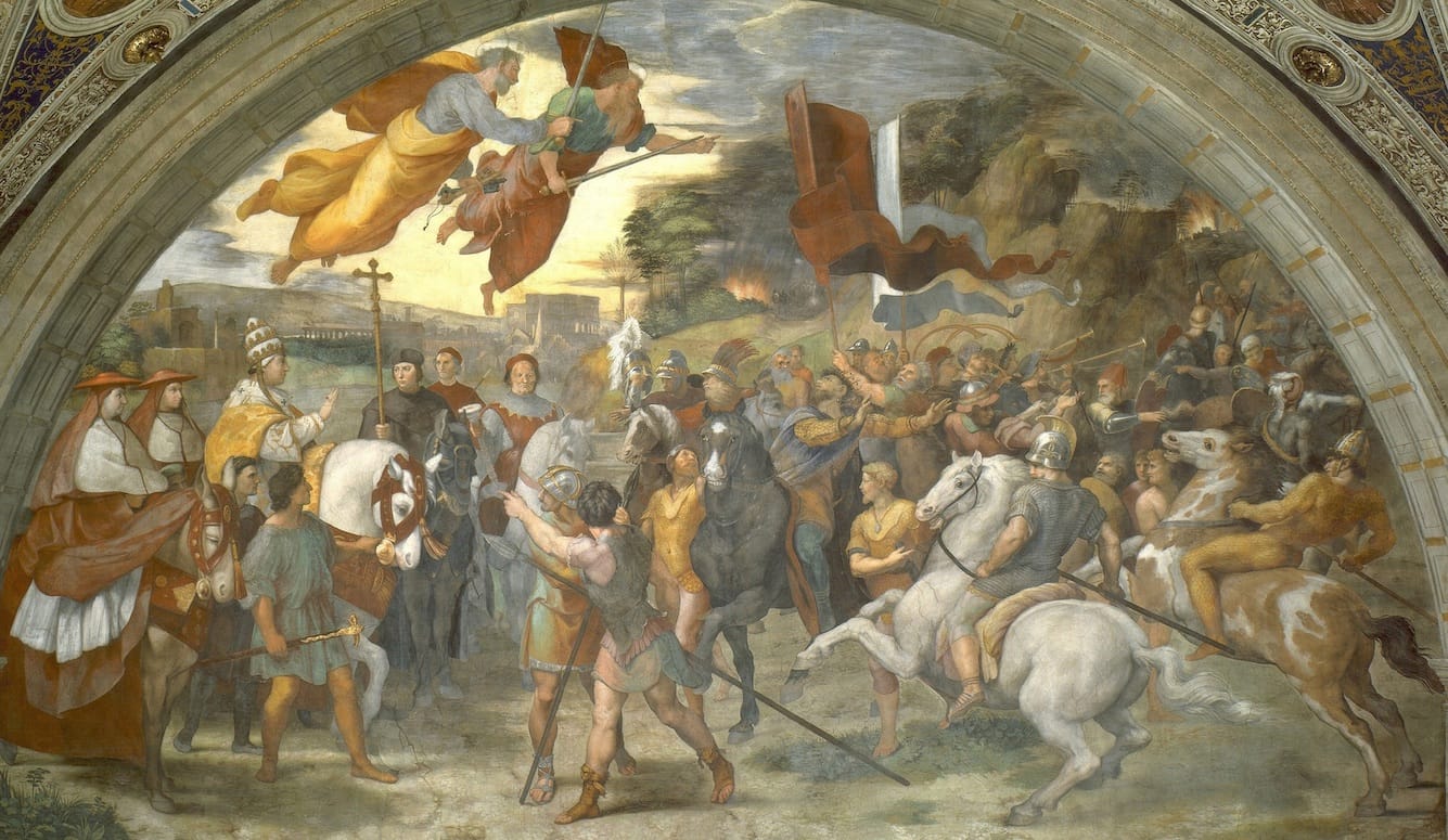 The Meeting of Leo I and Attila, a fresco