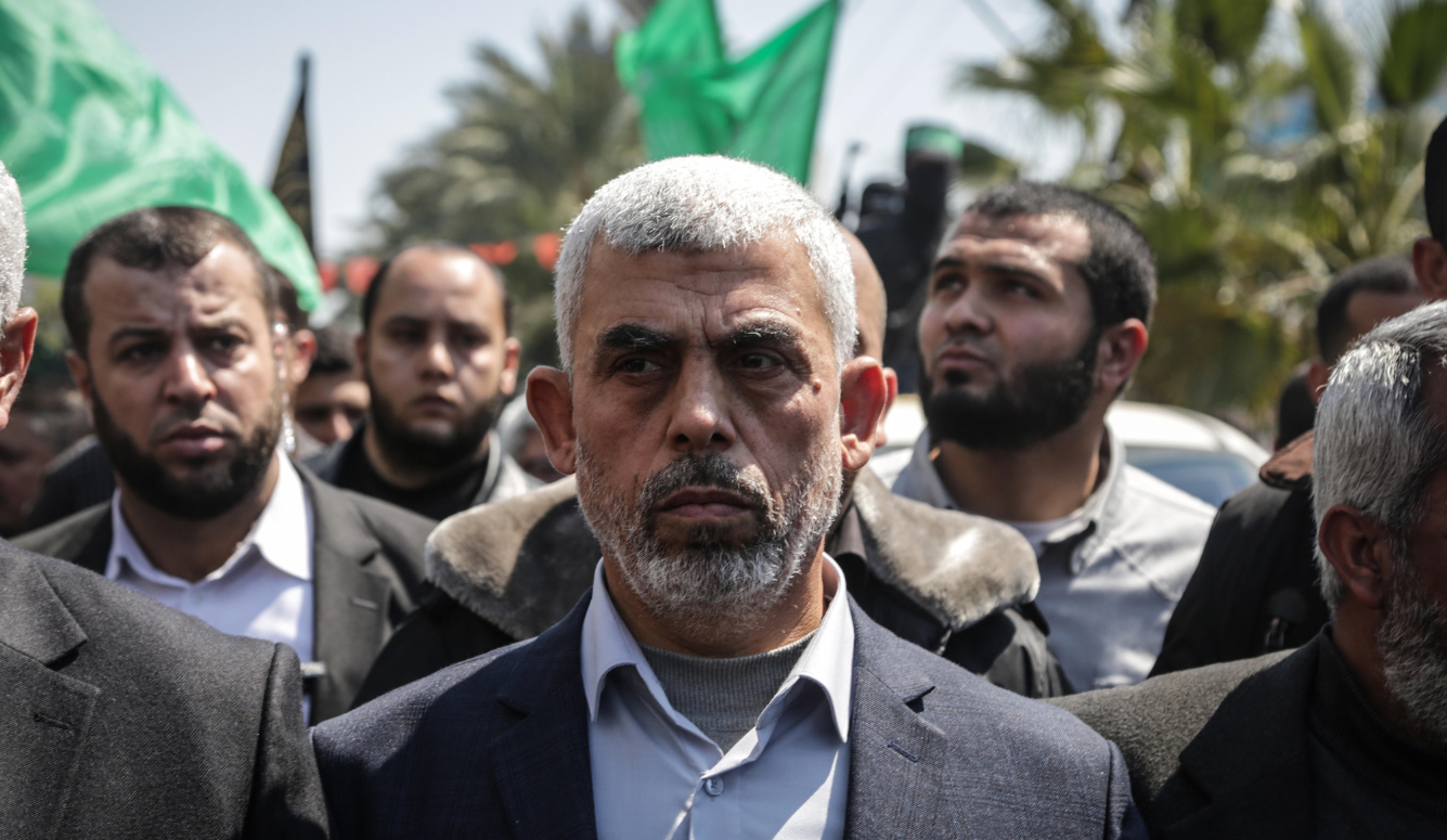 Yahya Sinwar the new leader of Hamas in the Gaza Strip in 2017