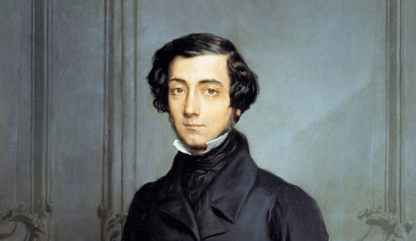 An oil painting of a young white man with dark hair.