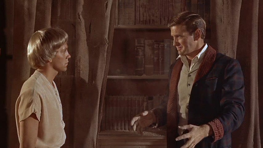 The Abandoned Library: A pivotal moment from the 1960 film 'The Time Machine'