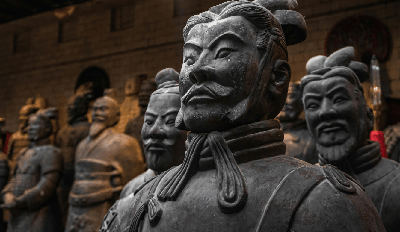 Terracotta warriors in Xi'an, China