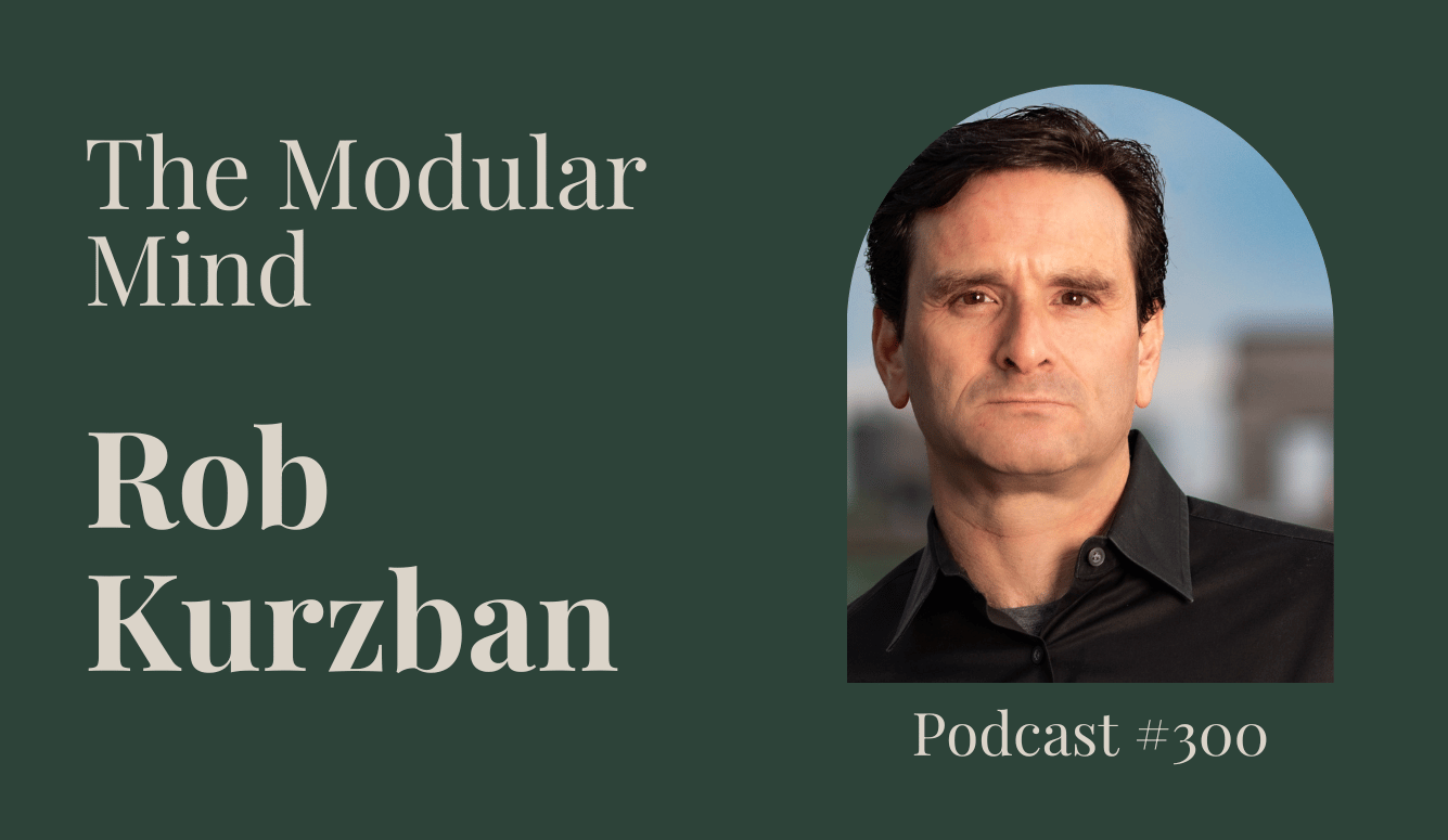 Robert Kurzban is a white, middle-aged man with brown eyes and hair.