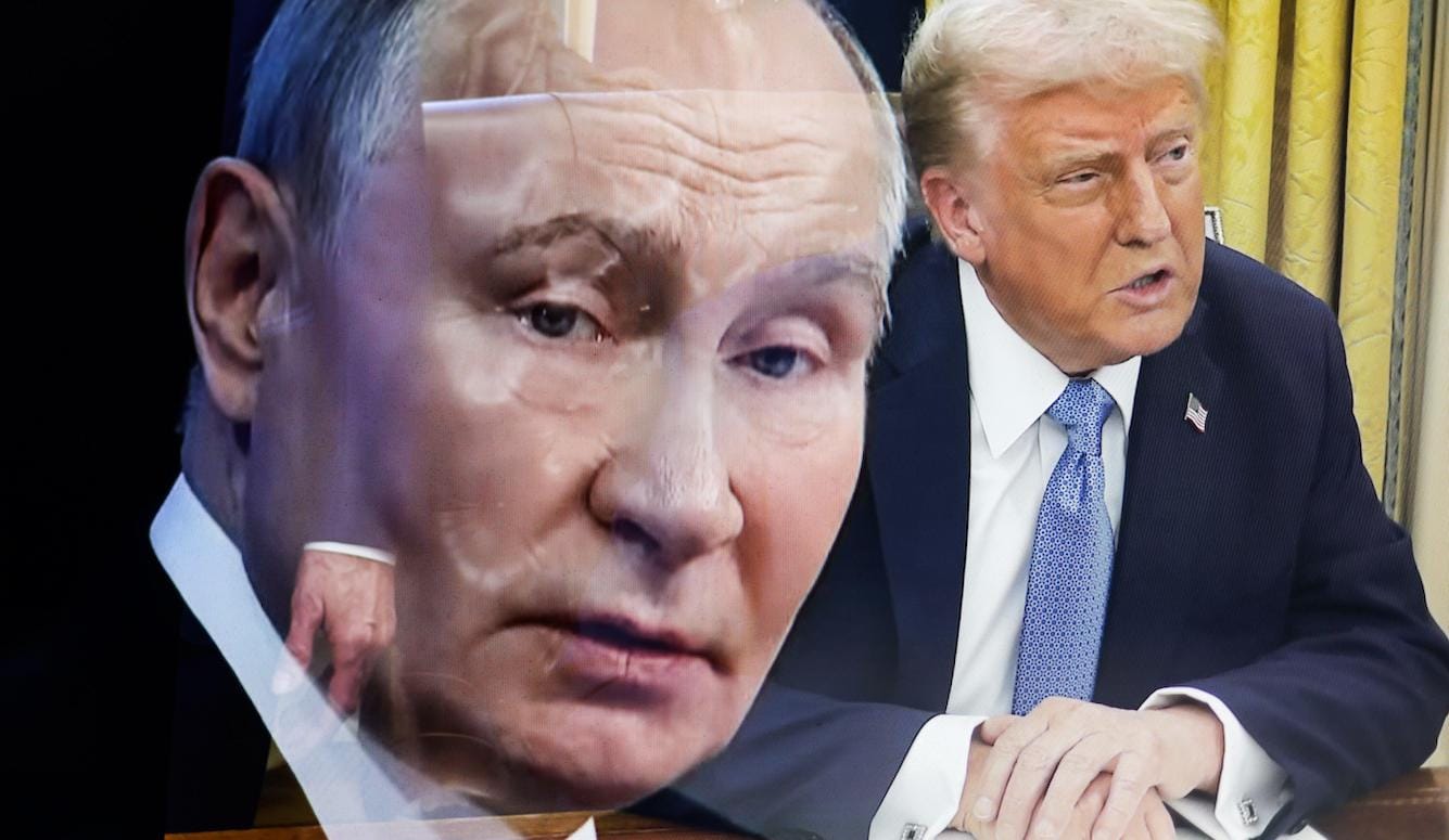 Putin and Trump, composite image. 