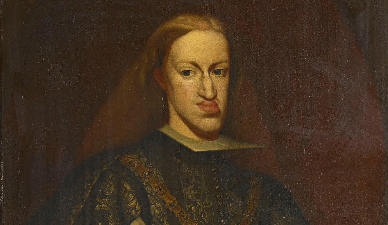A portrait of Charles II of Spain, of the Habsburg Dynasty.