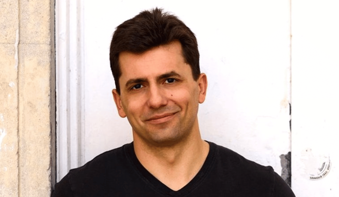 Benedict Beckeld in a black t shirt