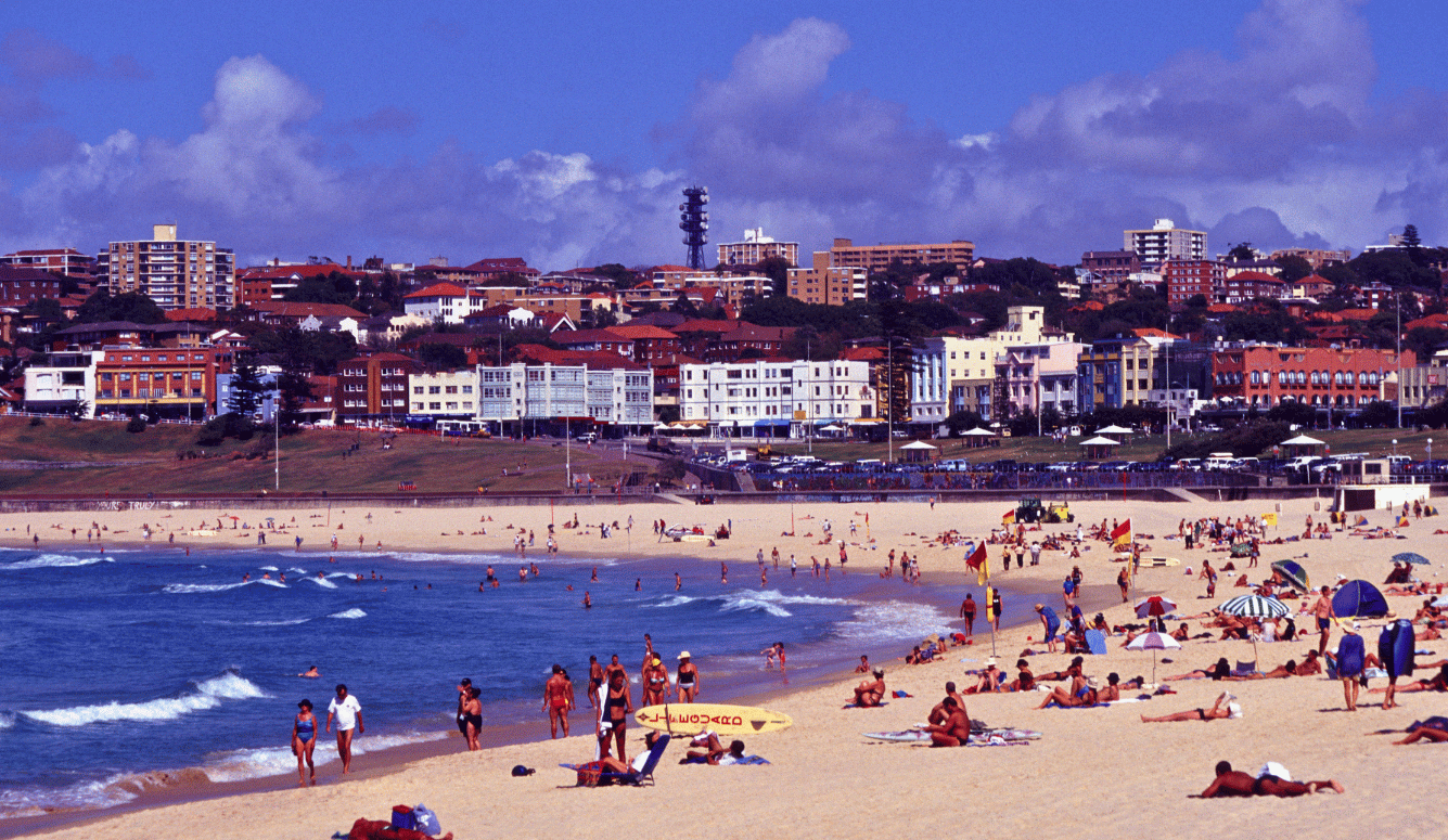 Bondi Beach, via Alamy