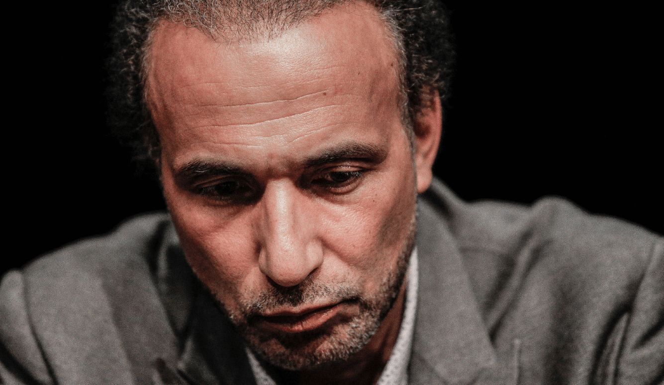 Star of Europe's muslim intelligentsia Tariq Ramadan takes part in a conference at the convention center in Bordeaux, France on March 26, 2016. Alamy.com