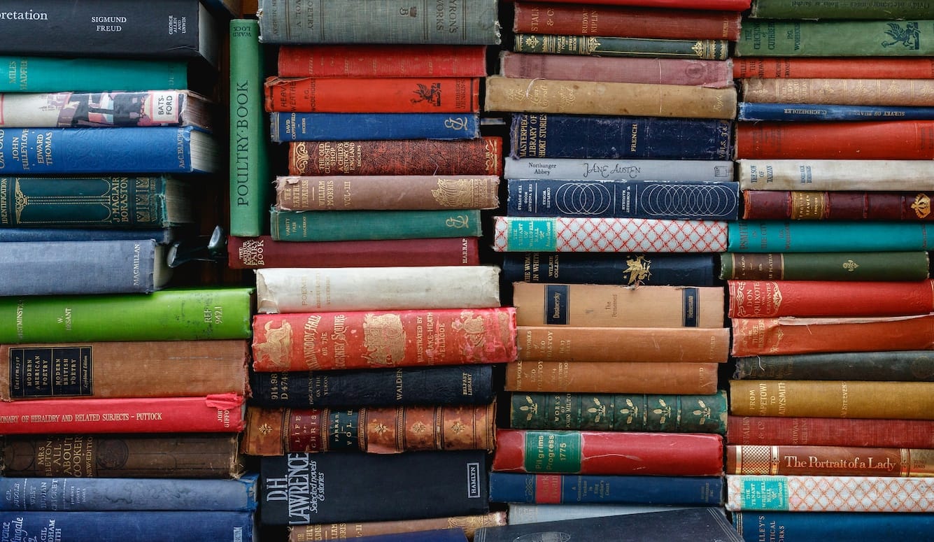 Old colourful book