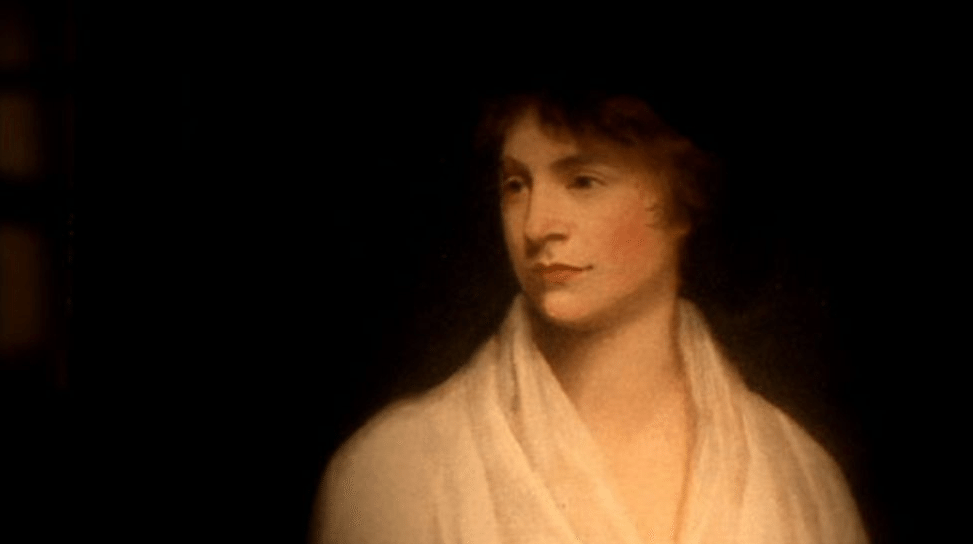 Mary Wollstonecraft, oil portrait. 