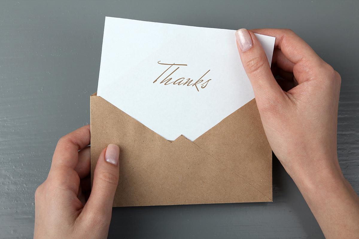 Against Thank You Cards