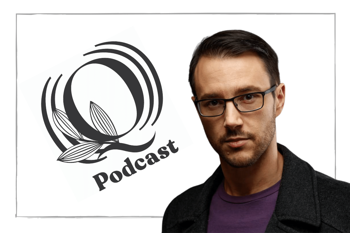 Colin Wright and the Quillette podcast logo.